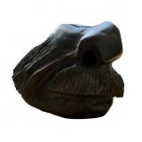 Leo Uttaq (Taloyoak) 'Wind Spirit' Inuit Stone Scu
