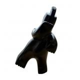 J. Apeshuk (Iqaluit) Certified Inuit Bear Sculptur