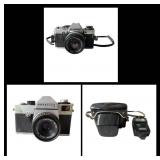 Vintage Olympus OM-10 35mm SLR Camera with Olympus