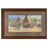 Howard Terpning 'Capture of the Horse Bundle' 1993