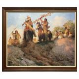 Howard Terpning 'Sunset for the Comanche' 2007 - S
