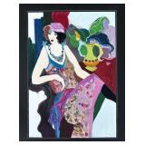 Itzchak Tarkay (1935-2012) 'Jacqueline' Hand-Signe