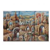 Victor Zag's 'Gateway To Jerusalem' Original Judai