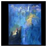 Hailan Gong 'Dreams of Venice' Signed Serigraph LX