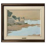 F.F. Field Deer Isle Maine Original Oil on Canvas