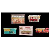 Exceptional Collection of 5 Vintage Boxed Toys & H