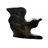 Joe Poodlat 1993 Taloyoak Inuit Stone Owl Sculptur