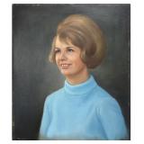 Soame's 'Portrait of a Woman in Blue' Original, c.