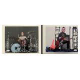 Travis Barker and Mark Hoppus Blink 182 Signed Pho