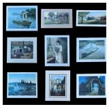 James Lumbers Collection of 9 Signed Limited Editi
