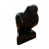 Leo Uttaq 1995 Face Inuit Stone Sculpture Taloyoak