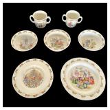 Royal Doulton 'Bunnykins' Plates, Bowls & Cups