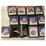 Lot of Crystal Falls Village Pieces