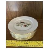 Set of 8 Lenox Christmas Plates