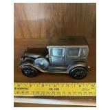 Vtg. Bank Issued Coin Bank with Key