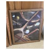 Framed Tennis Print