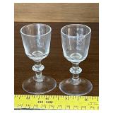 Set of 2 Crystal Cordials