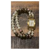 Swerve Quartz Cloisonne Stretch Band Watch