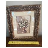Framed Floral Print