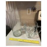 2 Glass Pitchers