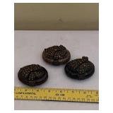 3 Hinged Trinket Boxes
