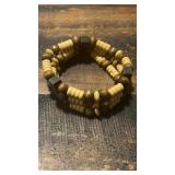 Wood Bead Stretch Bracelet