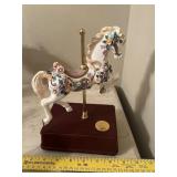 Rosalyne Carousel Horse Music box