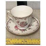Duchess Tea Cup and Saucer (Pink Roses)