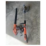 Black & Decker Battery Powered Blower & Trimmer