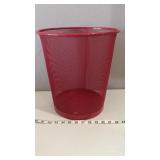 Red Trash Can