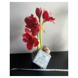 Red Floral in Box