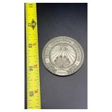 Vintage 1936 Pass Token - Ross K. Prescott