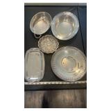 Lot of Silver Plate Trays