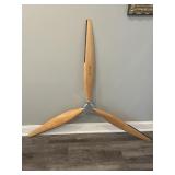Large Wooden Airplane Propellor