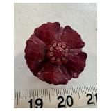 Vintage Metal Flower Brooch
