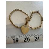 Two Gold-Toned Bracelets