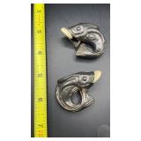 Fish Clip On Earrings