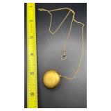 Ant. Ketcham & McDougall Retractable Chain Brooch