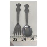 Vintage Danara 'Peanuts' Baby Silverware