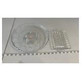 Two Glass Serving DIshes
