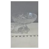 Vintage Crystal Compote Dish