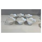 Pier 1 White Lotus Bowls - Read Description