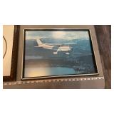 Framed Airplane Picture