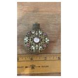 Vtg. Czechoslovakian FIligree Perfume Bottle