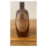 Vtg. Pottery Bottle-Lancers Grape Wine