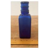 Antique John Wyeth & Bro. Cobalt Medicine Bottle