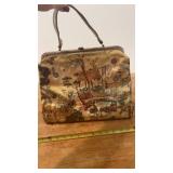 1960's Vinyl Overlay Purse