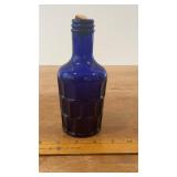 Vtg. Cobalt Glass Bottle