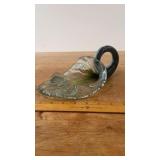 Vtg. Glass Art Ash Tray