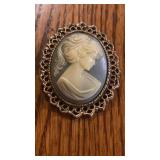 Vintage Cameo Brooch